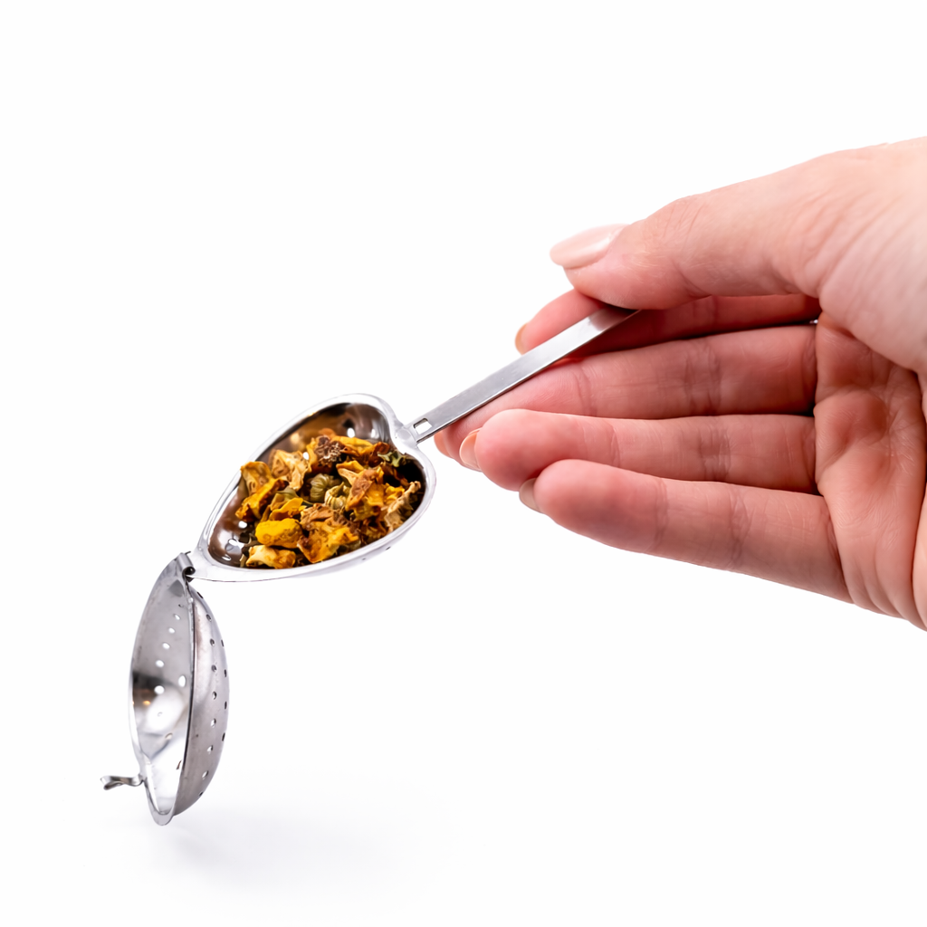 Heart-Shaped Tea Infuser Spoon